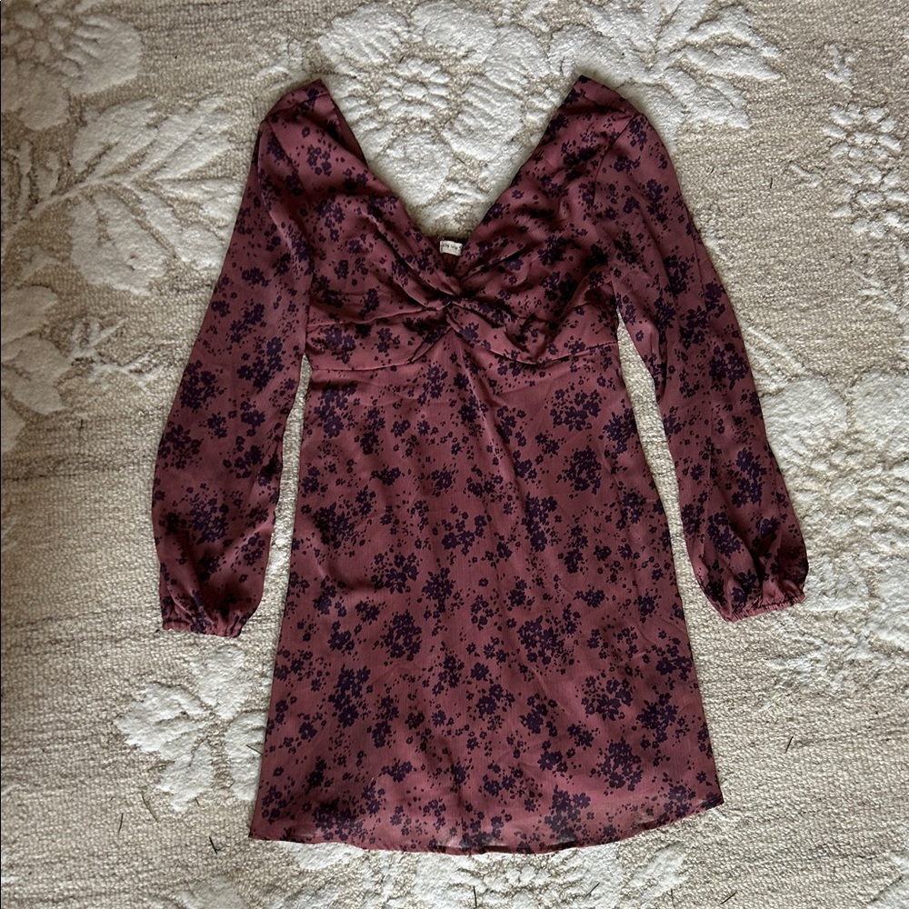 Floral Long Sleeve Dress
